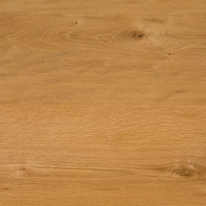 Table à manger ovale moderne rustique de 70 po – placage de chêne, pieds inclinés, 6 places, capacité de 300 lb