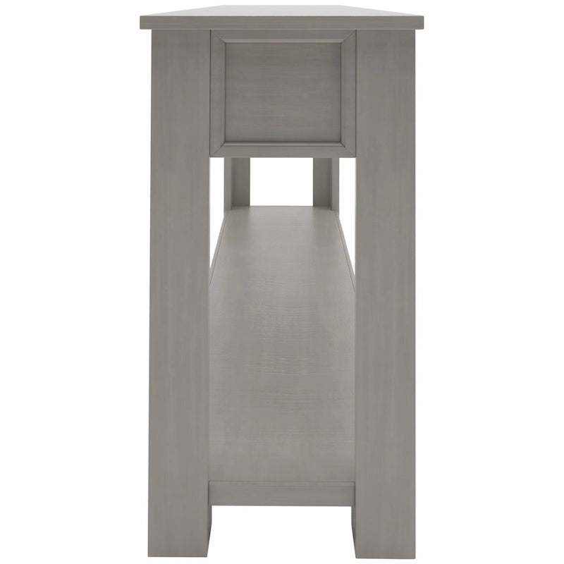 Console Table de Canapé 4 Tiroirs pour Entrée Couloir - 14.00 x 63.00 x 30.00