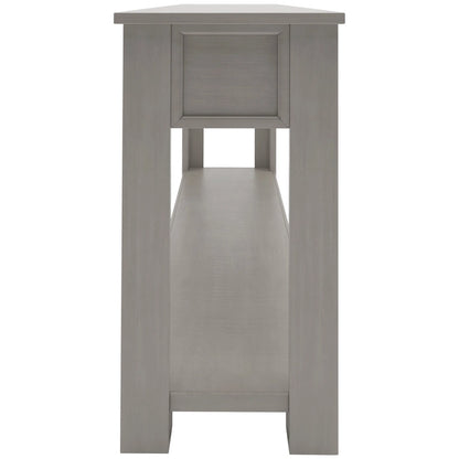 Console Table de Canapé 4 Tiroirs pour Entrée Couloir - 14.00 x 63.00 x 30.00