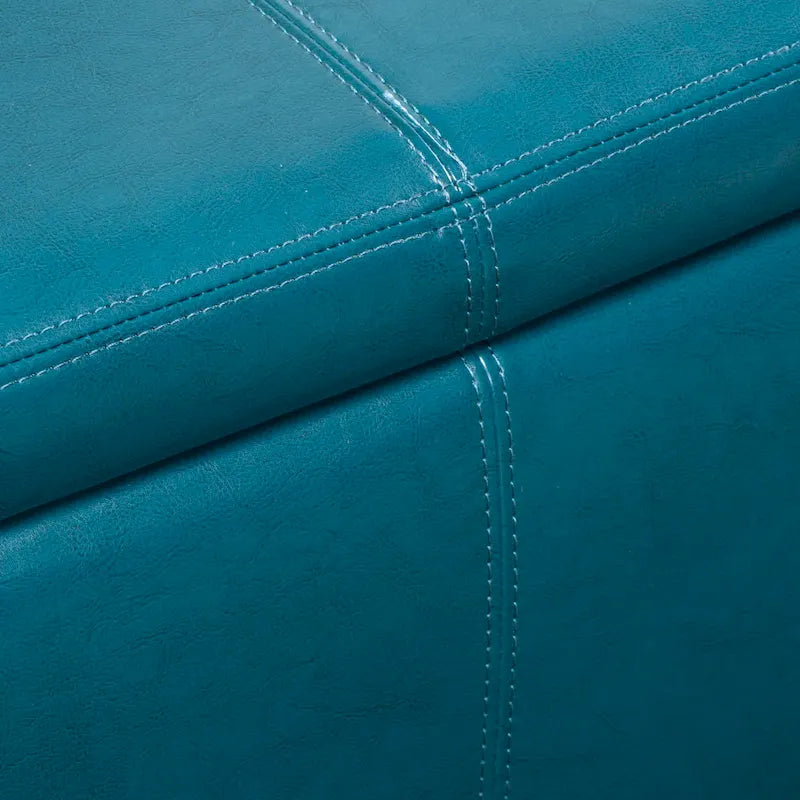 Banc de rangement ottoman en similicuir – 130 cm (L) x 44,5 cm (P) x 41 cm (H), plusieurs couleurs