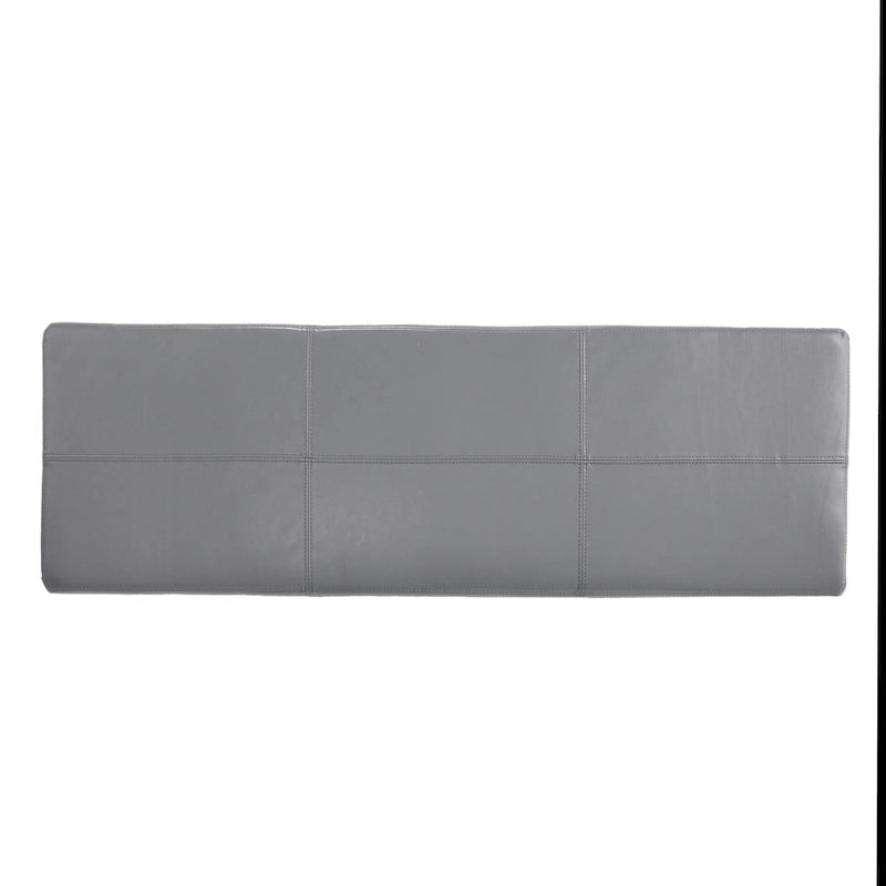 Banc de rangement ottoman en similicuir – 130 cm (L) x 44,5 cm (P) x 41 cm (H), plusieurs couleurs
