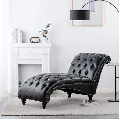 Chaise longue d'intérieur sans accoudoirs