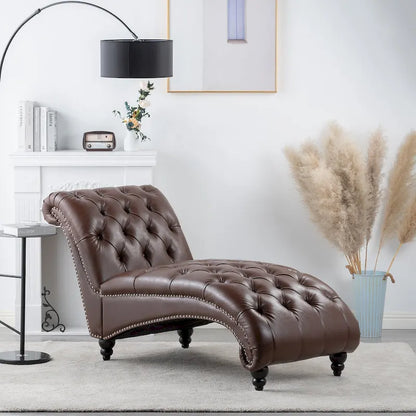 Chaise longue d'intérieur sans accoudoirs