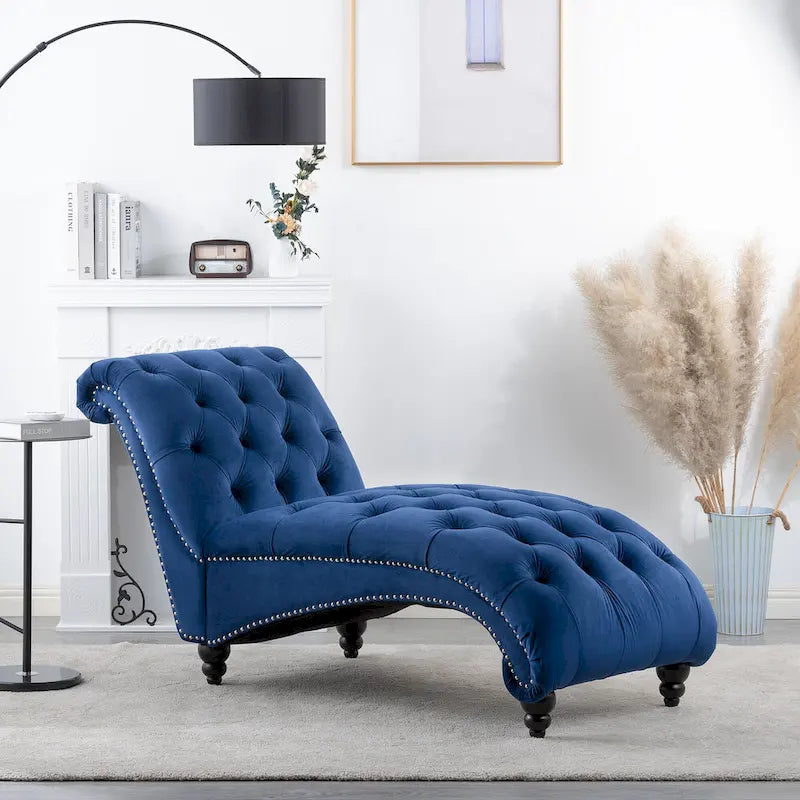 Chaise longue d'intérieur sans accoudoirs