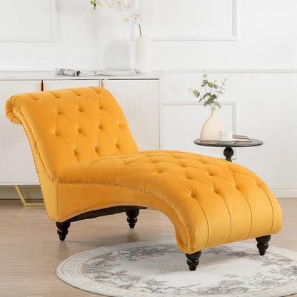Chaise longue d'intérieur sans accoudoirs