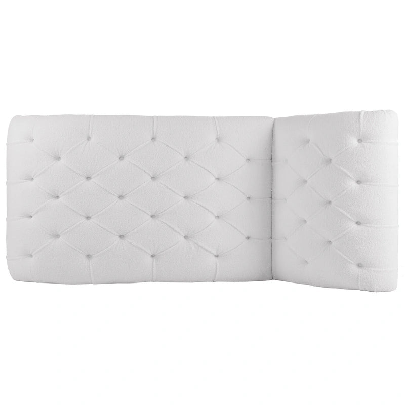 Chaise longue d'intérieur sans accoudoirs