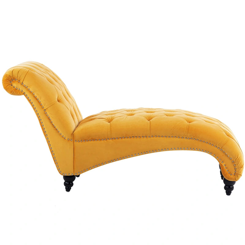 Chaise longue d'intérieur sans accoudoirs