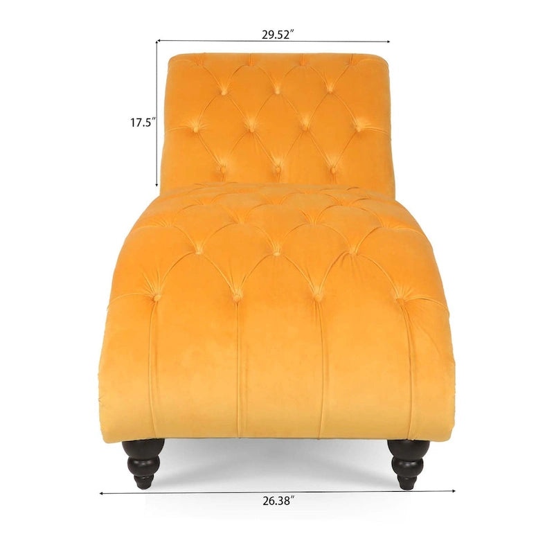 Chaise longue d'intérieur sans accoudoirs