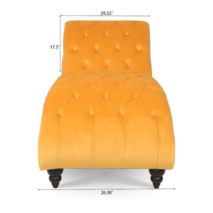 Chaise longue d'intérieur sans accoudoirs