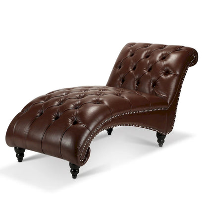 Chaise longue d'intérieur sans accoudoirs