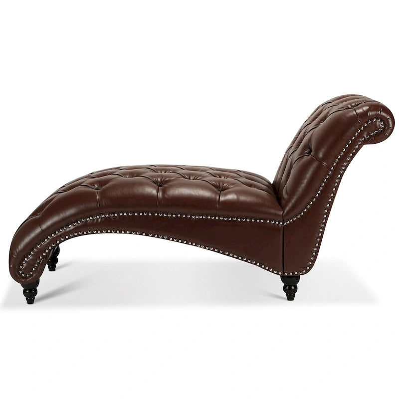 Chaise longue d'intérieur sans accoudoirs