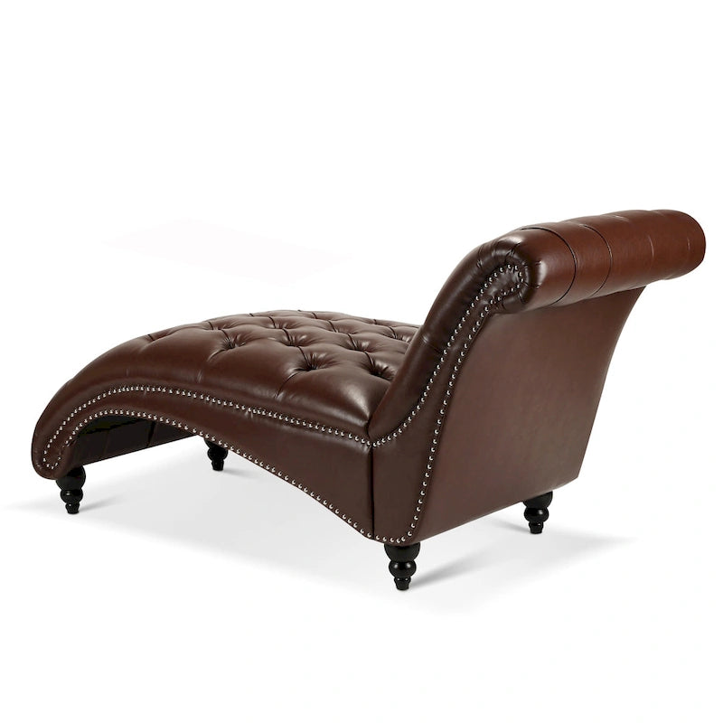 Chaise longue d'intérieur sans accoudoirs