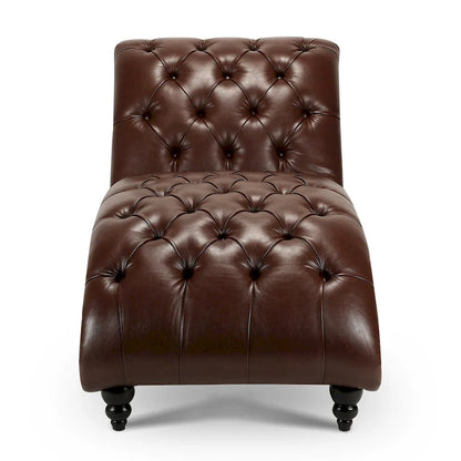Chaise longue d'intérieur sans accoudoirs