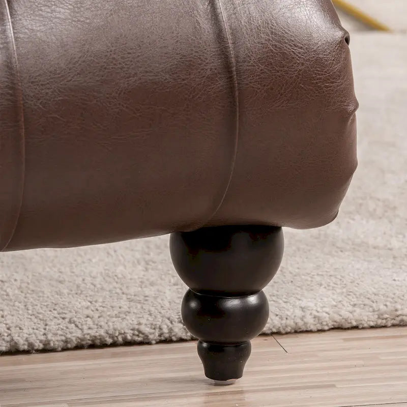 Chaise longue d'intérieur sans accoudoirs