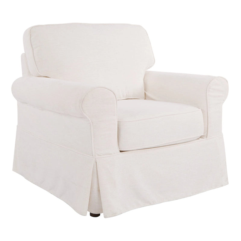 Fauteuil déhoussable et lavable – Structure en bois massif, 3 coloris