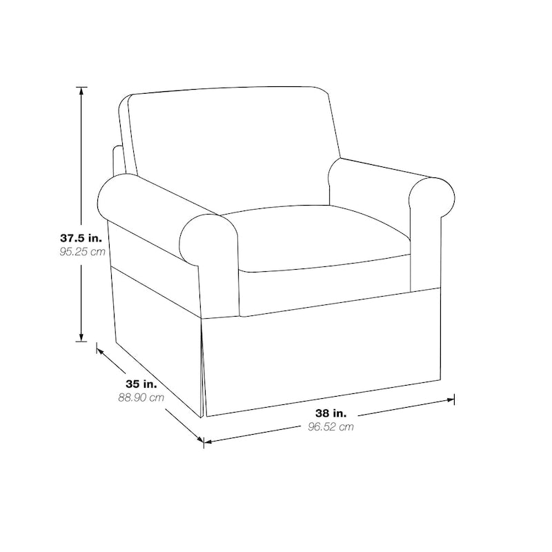 Fauteuil déhoussable et lavable – Structure en bois massif, 3 coloris