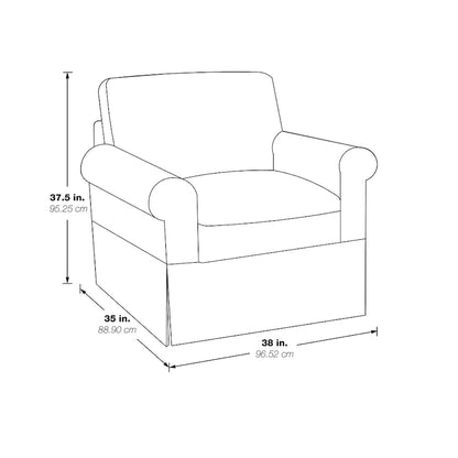 Fauteuil déhoussable et lavable – Structure en bois massif, 3 coloris