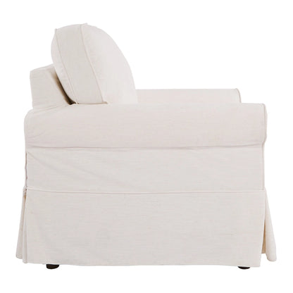 Fauteuil déhoussable et lavable – Structure en bois massif, 3 coloris