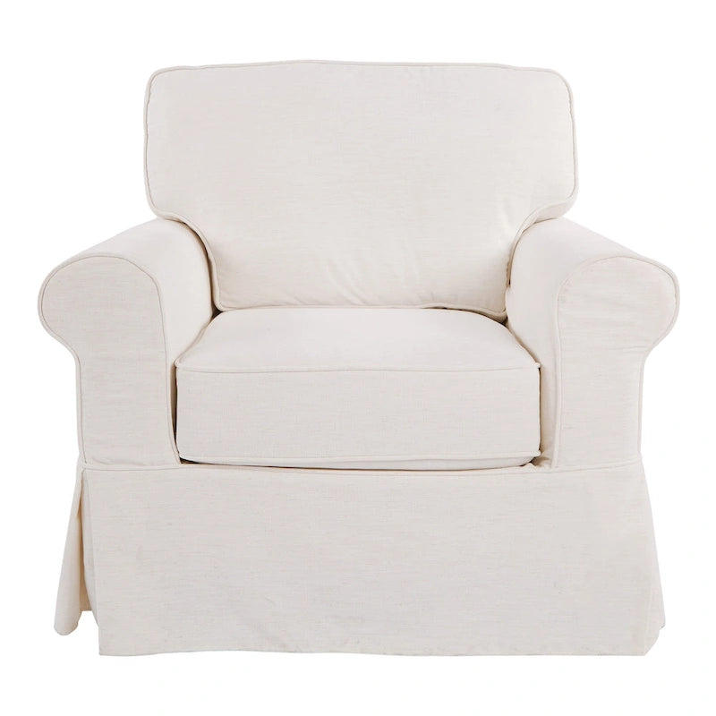 Fauteuil déhoussable et lavable – Structure en bois massif, 3 coloris