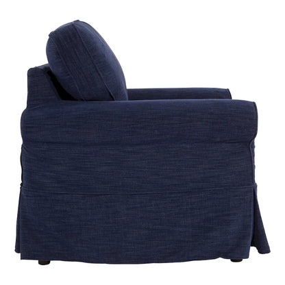 Fauteuil déhoussable et lavable – Structure en bois massif, 3 coloris