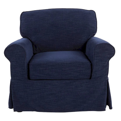 Fauteuil déhoussable et lavable – Structure en bois massif, 3 coloris