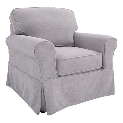 Fauteuil déhoussable et lavable – Structure en bois massif, 3 coloris