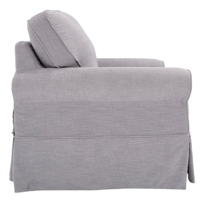 Fauteuil déhoussable et lavable – Structure en bois massif, 3 coloris