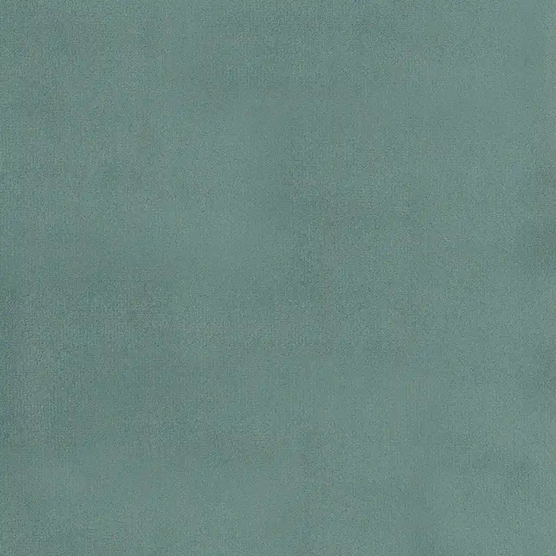 Banc de rangement en velours du milieu du siècle – Aqua clair, 122 cm