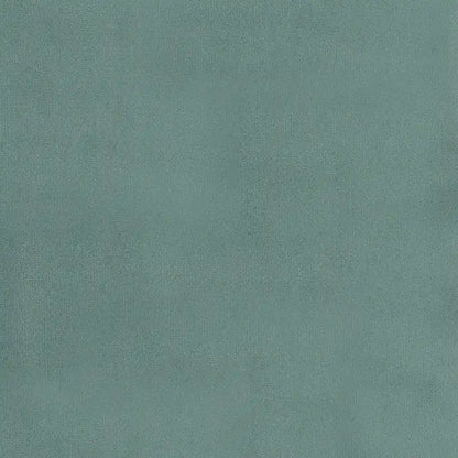 Banc de rangement en velours du milieu du siècle – Aqua clair, 122 cm