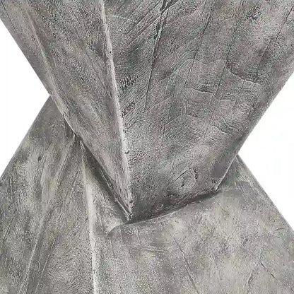 Table d'appoint sablier Concrete – Intérieur/extérieur, 32 cm L x 46 cm H