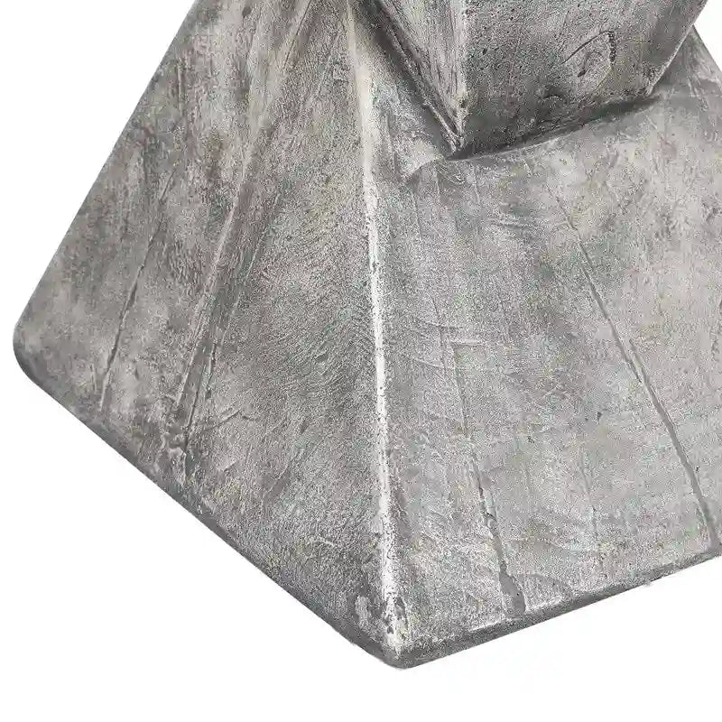 Table d'appoint sablier Concrete – Intérieur/extérieur, 32 cm L x 46 cm H