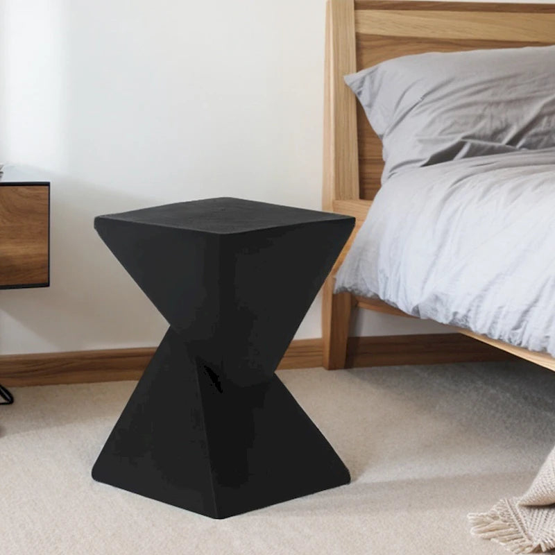 Table d'appoint sablier Concrete – Intérieur/extérieur, 32 cm L x 46 cm H