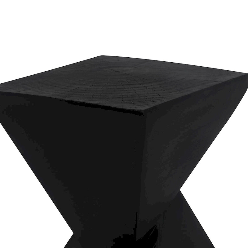 Table d'appoint sablier Concrete – Intérieur/extérieur, 32 cm L x 46 cm H