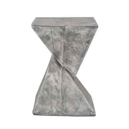 Table d'appoint sablier Concrete – Intérieur/extérieur, 32 cm L x 46 cm H