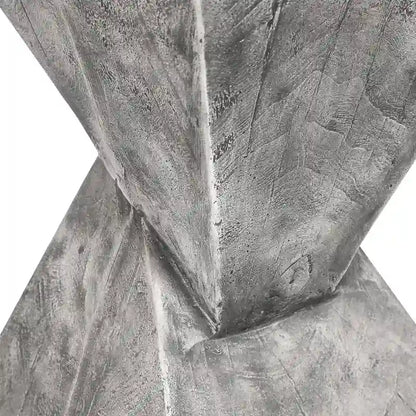 Table d'appoint sablier Concrete – Intérieur/extérieur, 32 cm L x 46 cm H