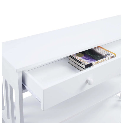 Console 1 tiroir avec 3 étagères – Style contemporain, plusieurs finitions