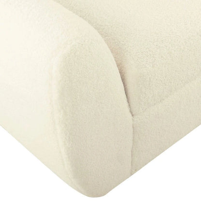 Banc de rangement moderne Sherpa avec pieds en bois – 60" de large, plusieurs couleurs