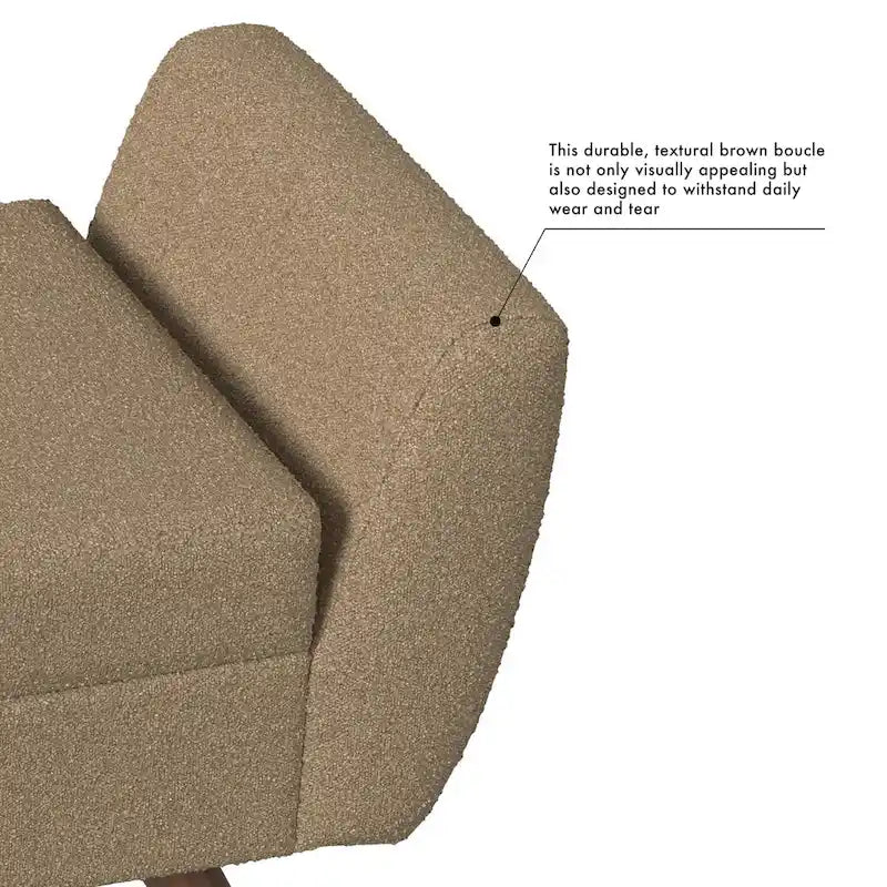 Banc de rangement moderne Sherpa avec pieds en bois – 60" de large, plusieurs couleurs