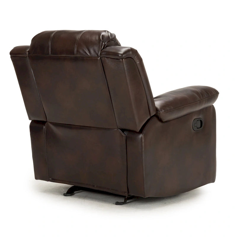 Fauteuil inclinable, planeur et basculeur en similicuir – Plusieurs couleurs, capacité de 150 kg