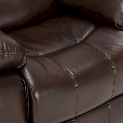 Fauteuil inclinable, planeur et basculeur en similicuir – Plusieurs couleurs, capacité de 150 kg