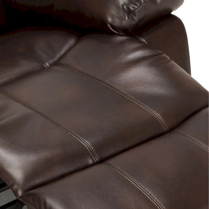 Fauteuil inclinable, planeur et basculeur en similicuir – Plusieurs couleurs, capacité de 150 kg