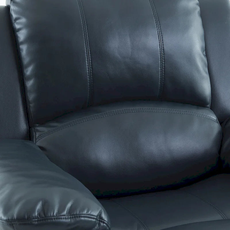 Fauteuil inclinable, planeur et basculeur en similicuir – Plusieurs couleurs, capacité de 150 kg