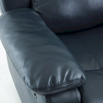Fauteuil inclinable, planeur et basculeur en similicuir – Plusieurs couleurs, capacité de 150 kg