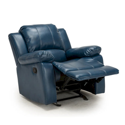 Fauteuil inclinable, planeur et basculeur en similicuir – Plusieurs couleurs, capacité de 150 kg