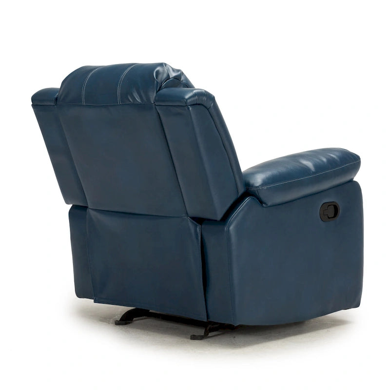 Fauteuil inclinable, planeur et basculeur en similicuir – Plusieurs couleurs, capacité de 150 kg