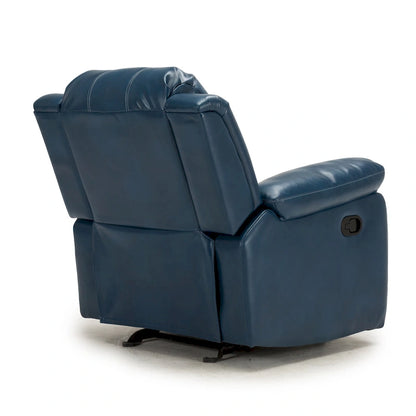 Fauteuil inclinable, planeur et basculeur en similicuir – Plusieurs couleurs, capacité de 150 kg
