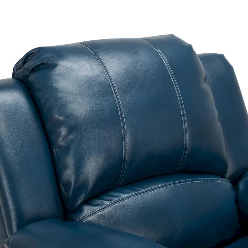 Fauteuil inclinable, planeur et basculeur en similicuir – Plusieurs couleurs, capacité de 150 kg