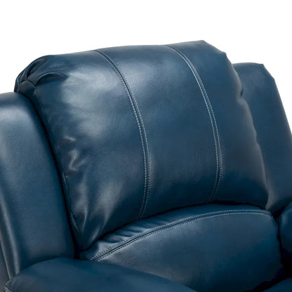 Fauteuil inclinable, planeur et basculeur en similicuir – Plusieurs couleurs, capacité de 150 kg
