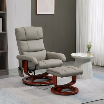 Fauteuil inclinable avec ottoman, fauteuil inclinable électrique en similicuir