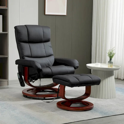Fauteuil inclinable avec ottoman, fauteuil inclinable électrique en similicuir